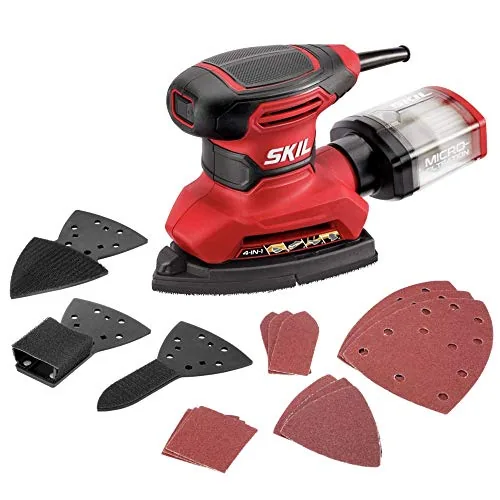 SKIL SR232301 4-in-1 Detail Sander with Dust Box