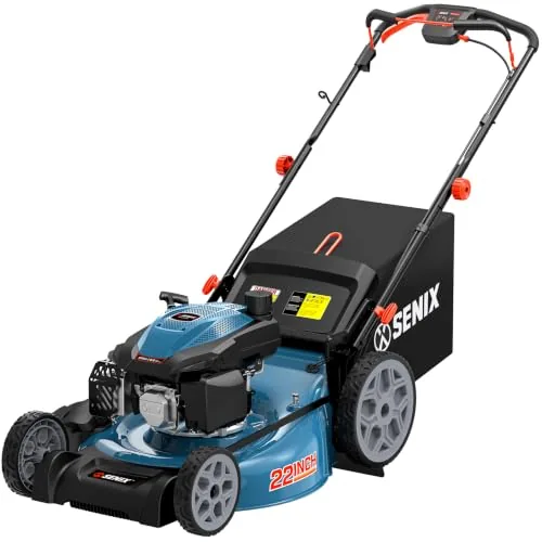 SENIX 201cc 22-Inch Self-Propelled Gas Mower 3-in-1