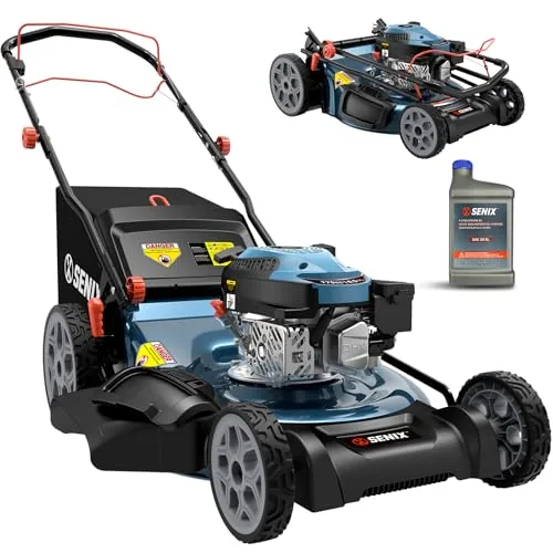 SENIX 22in Self-Propelled Gas Mower 170cc RWD