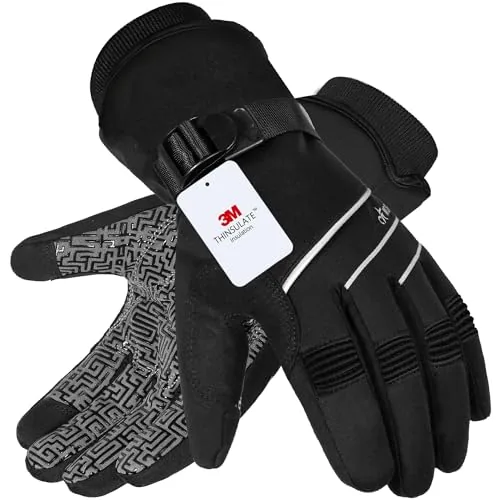 MOREOK 3M Thinsulate Waterproof Winter Gloves -30F