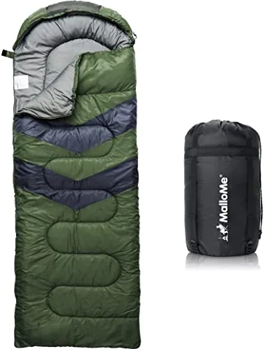 MalloMe 3lb Sleeping Bag 50-77F Rated