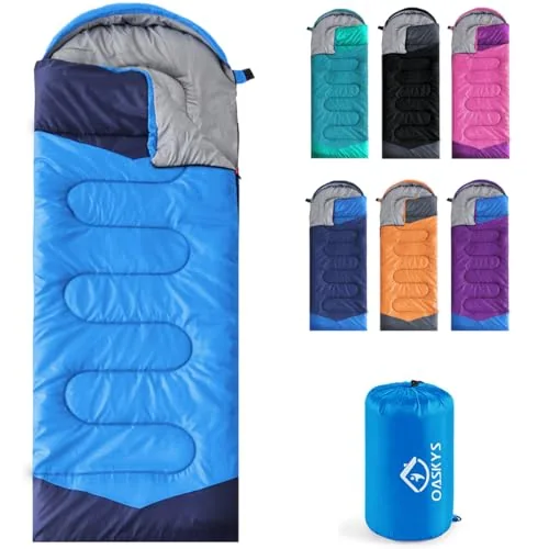 oaskys 3-Season Sleeping Bag Lightweight Waterproof
