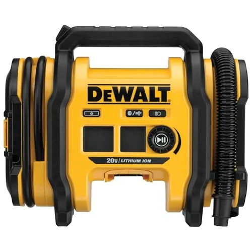 DEWALT DCC020IB 20V Portable Tire Inflator with Auto Shutoff