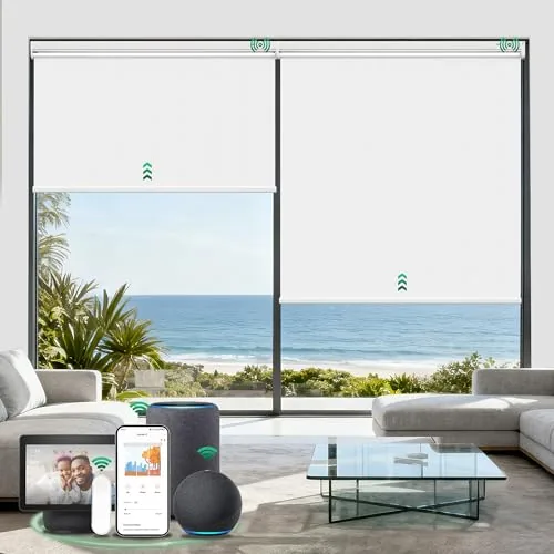 Allesin Zigbee Motorized Blackout Roller Shade No Hub