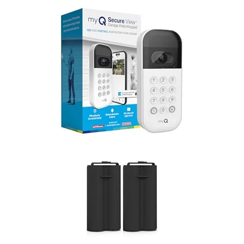 myQ Smart Garage Keypad with Wide-Angle Camera