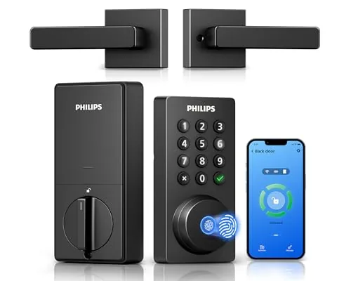 Philips 4200 WiFi Deadbolt with Handle and Keypad