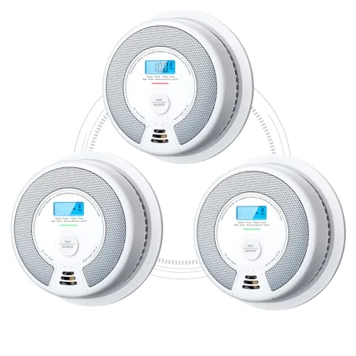 X-Sense XP0H-WN Wireless Combo Smoke and CO Detector 3-Pack