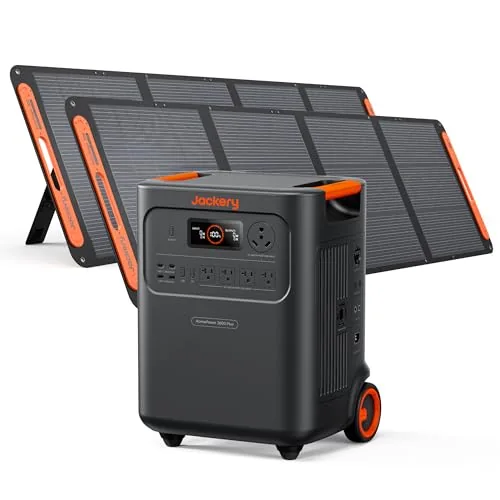 Jackery HomePower 3600 Plus LFP Solar Generator Bundle
