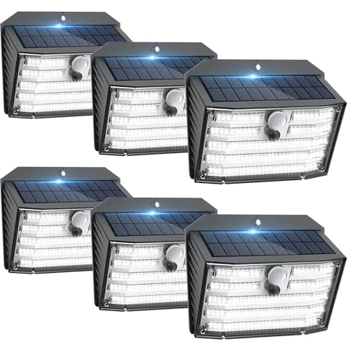 CLAONER Solar Motion Light 800lm 6-Pack IP65