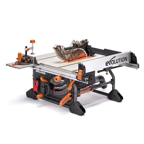 Evolution R10TS 10-Inch Jobsite Table Saw with Dado Plate