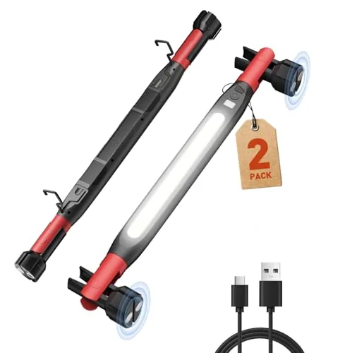 BulkWise MechaniLite 1000LM Rechargeable Magnetic Work Light Bar