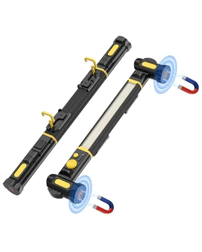 Hipplan 3000-Lumen Magnetic Rechargeable LED Work Light Bar