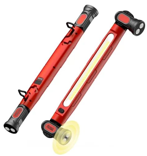 MechaniLite Magnetic Under Hood Work Light Bar Red