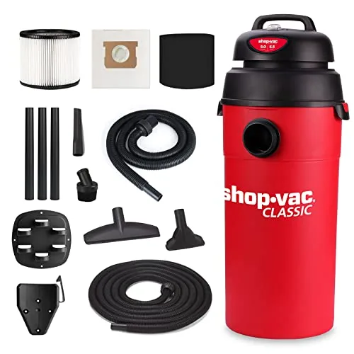 Shop-Vac 5-Gal 5.5HP Wet/Dry Wall-Mount Vacuum 9522236