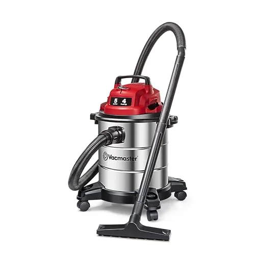 Vacmaster VOC508S 5-Gal Stainless Steel Wet/Dry Vac