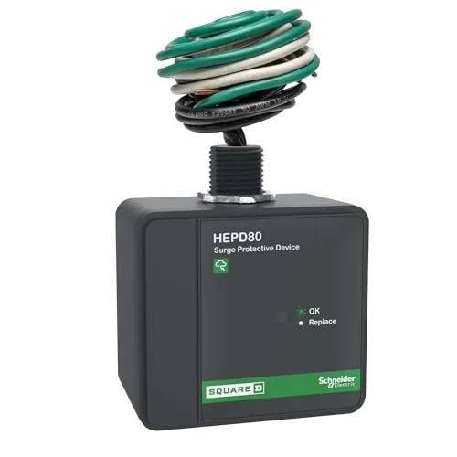 Square D HEPD80 Whole House Surge Protector 80kA