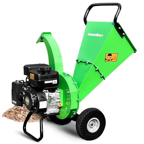 GARDENBEAUT S3 7HP Gas Wood Chipper 3-Inch Capacity
