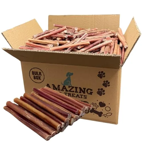 Amazing Dog Treats 6-Inch Bully Sticks 100-Count Bulk