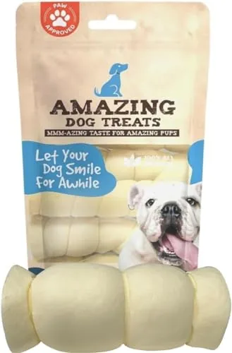 Amazing Dog Treats Beef Cheek Rolls 5-6in 8-Pack