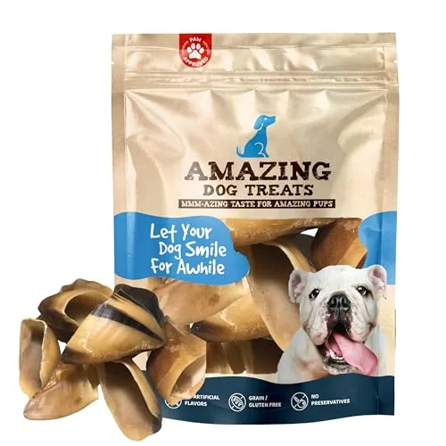 Amazing Dog Treats Grass-Fed Cow Hooves 25-Pack
