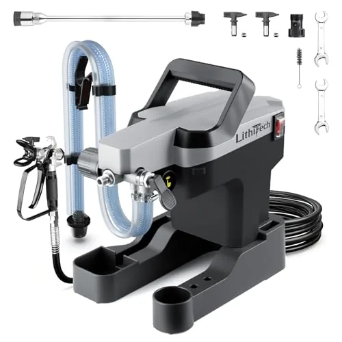 Lithitech 750W Airless Paint Sprayer, Thinning-Free